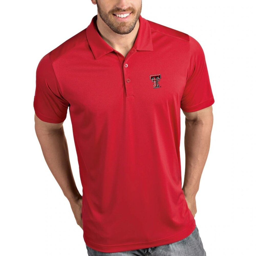 Antigua Texas Tech Red Raiders Tribute Polo NWT 2XL